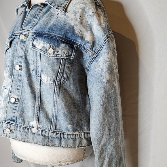 Hudson Jeans Brea Swing Trucker Jacket (No Welt Pockets) Anniversary edition - Picture 2 of 8